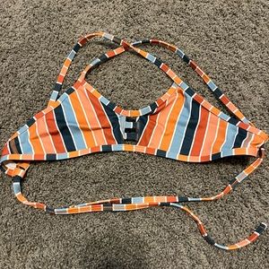 Jolyn “Tomcat” bikini top. Multi colored size M